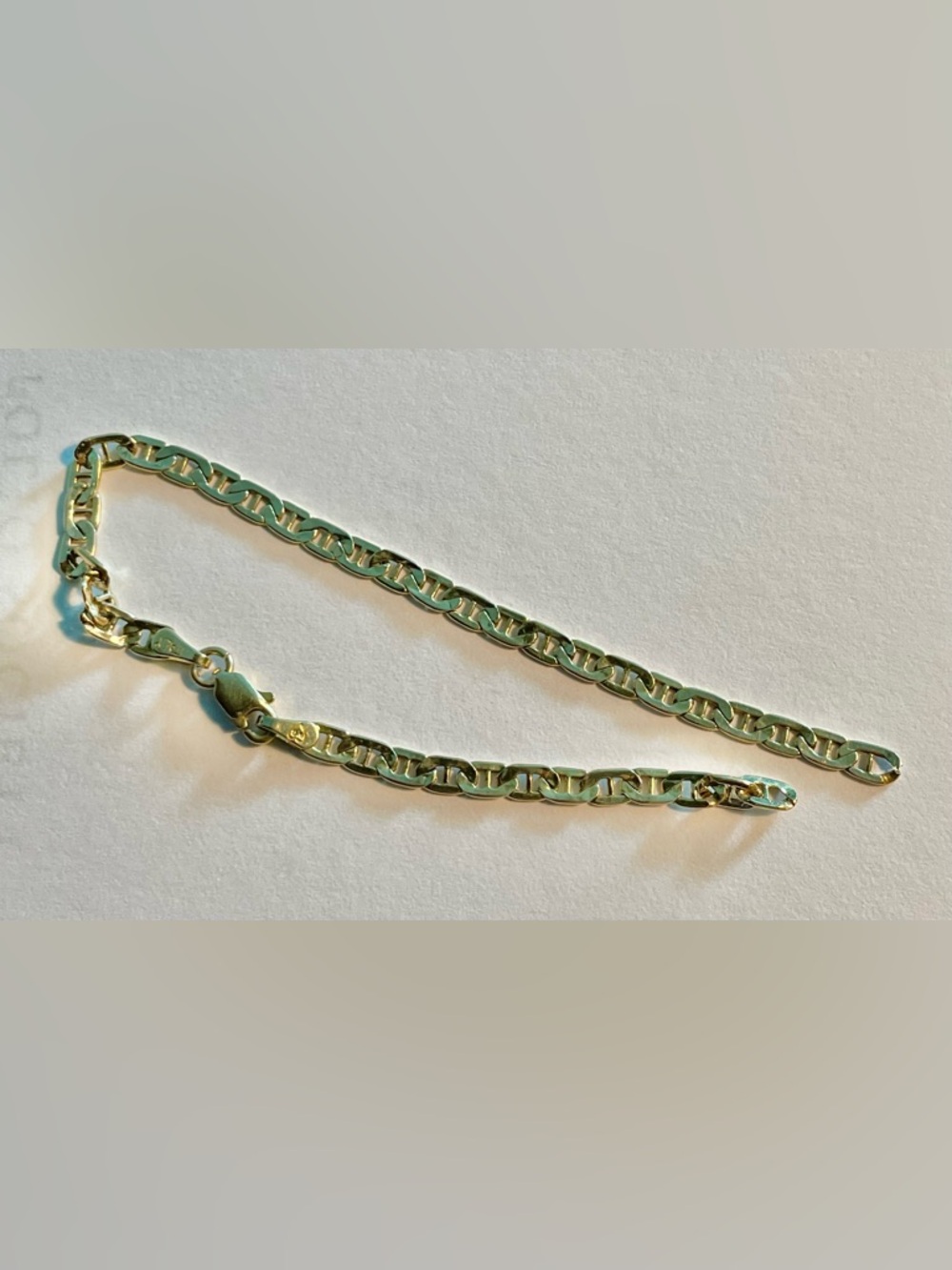 Solid Stamped 14KT 6.75”” yellow Gold Bracelet (broken) repairable? 1.84 grams - Picture 7 of 11